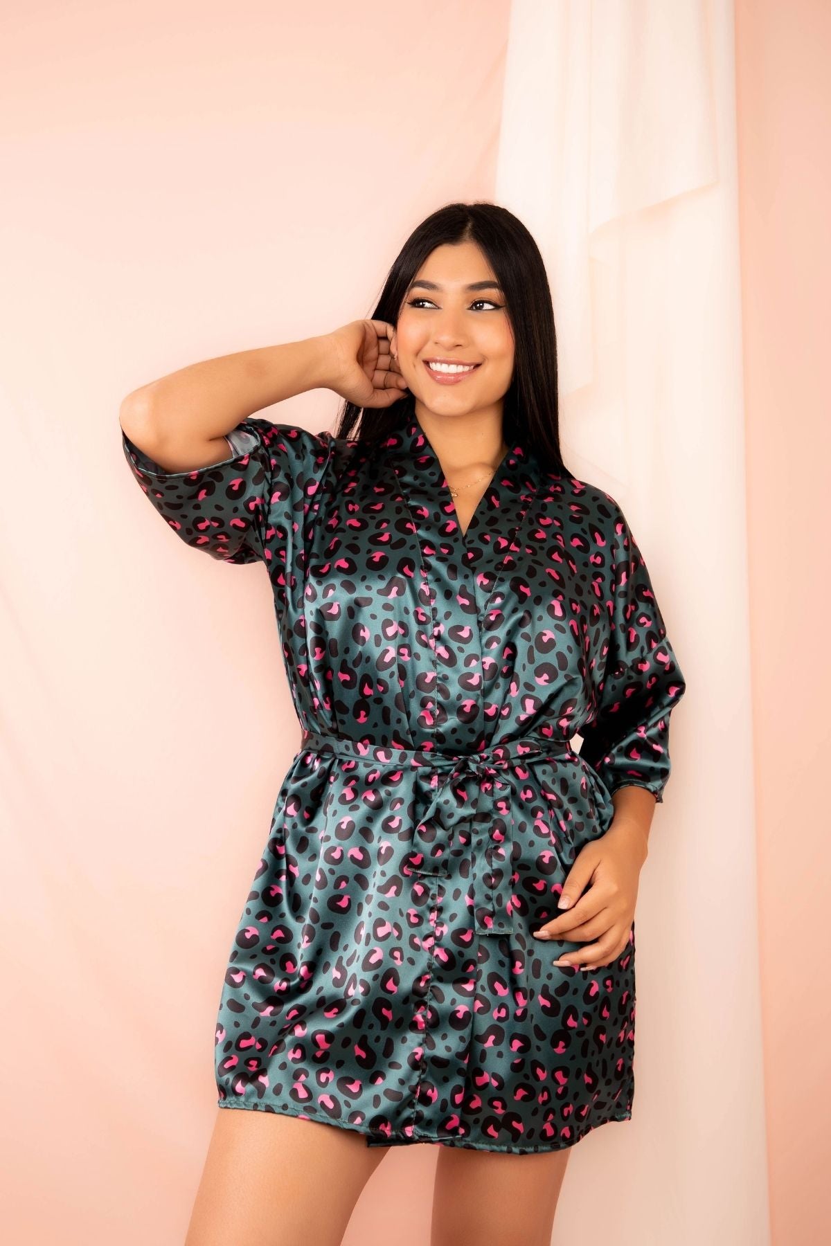 LEVANTADORA SATIN ANIMAL PRINK