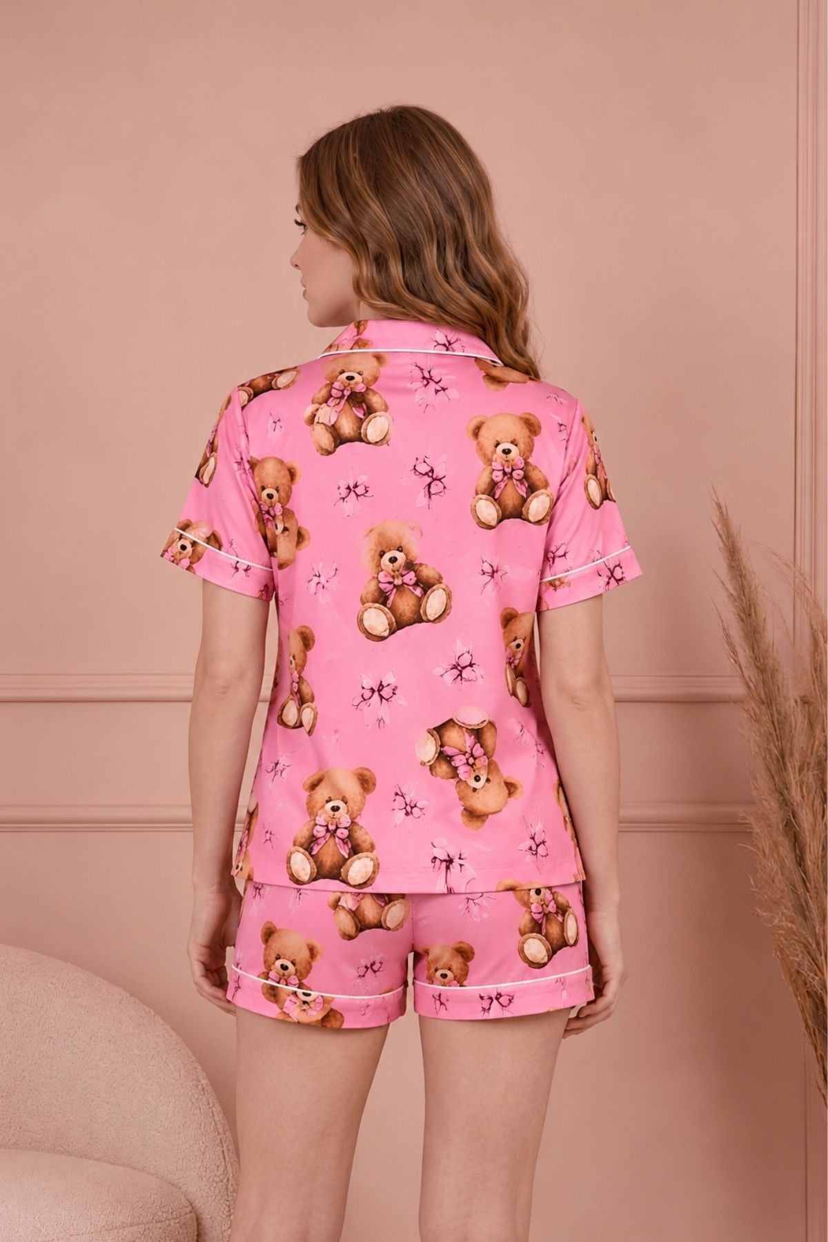 PIJAMA BRUSH SHORT MANGAS OSITOS