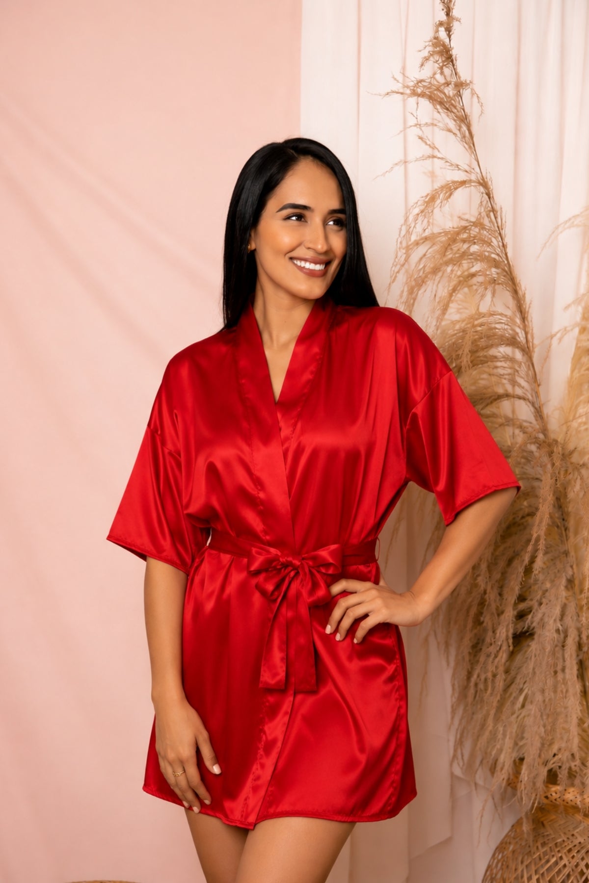 LEVANTADORA SATIN ROJA