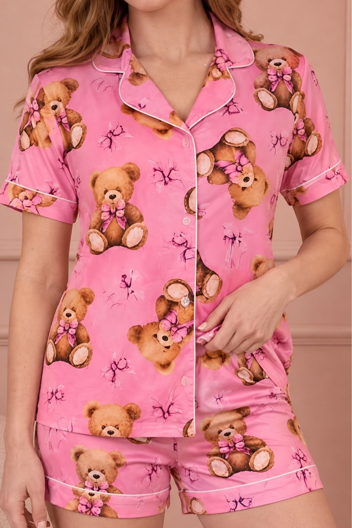 PIJAMA BRUSH SHORT MANGAS OSITOS
