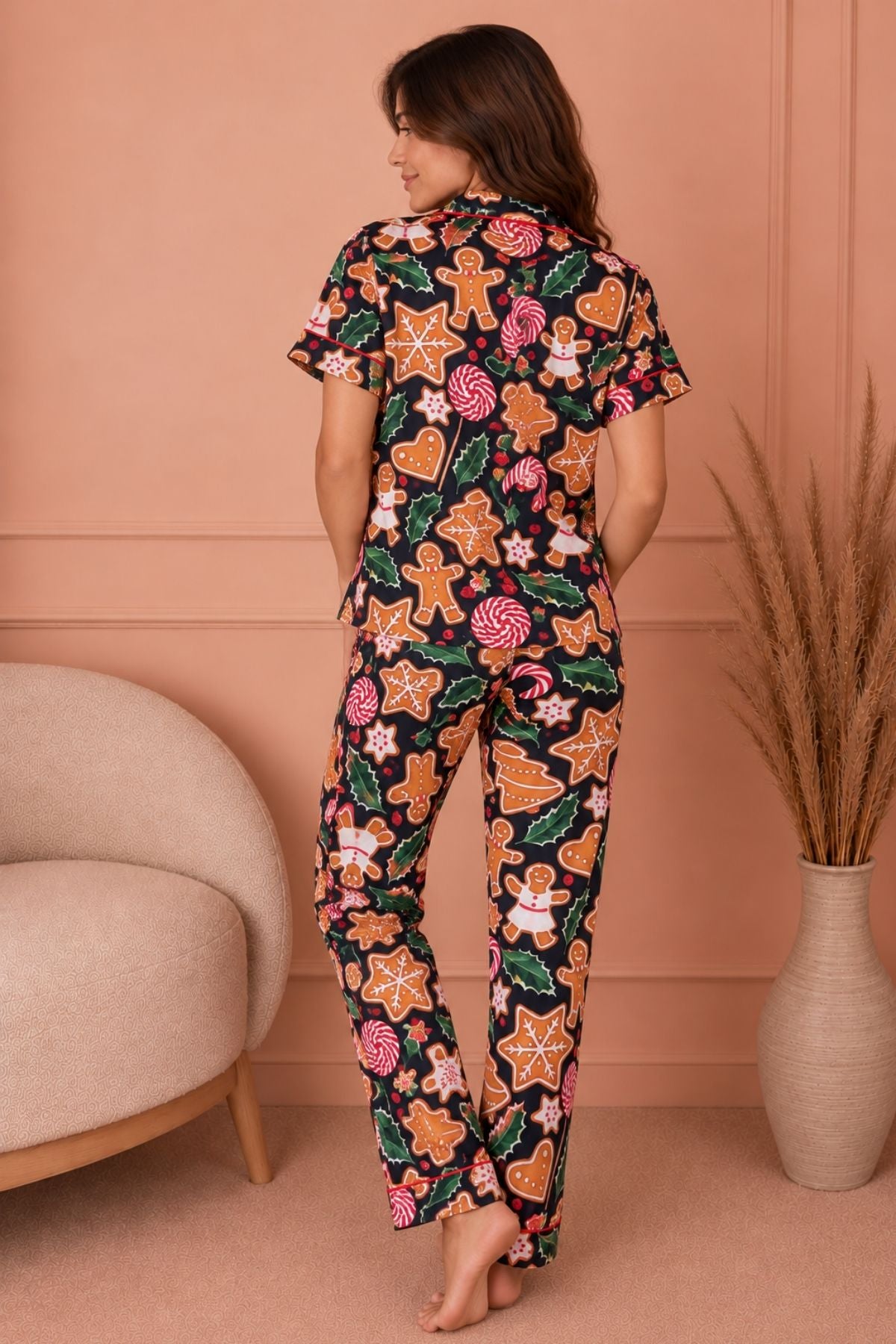 PIJAMA BRUSH PANTALON MANGAS GALLETAS