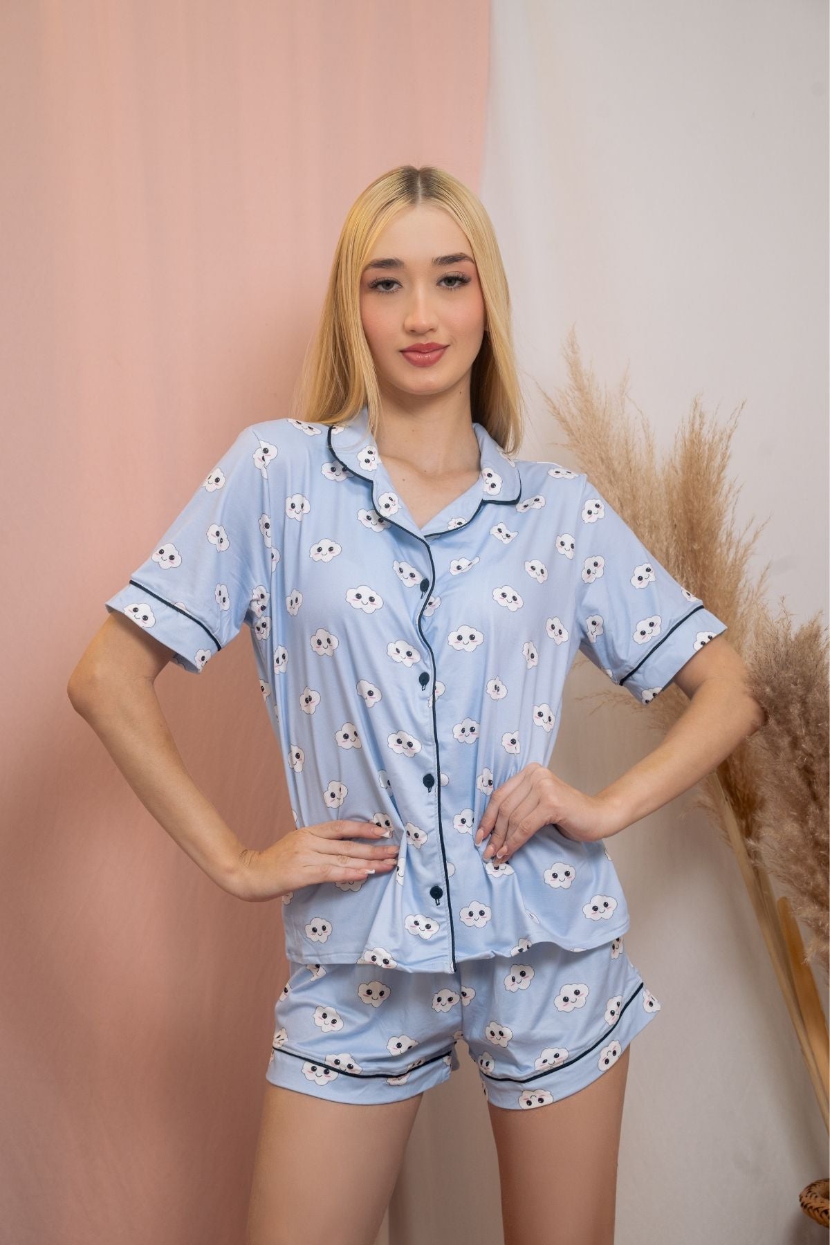 Conjunto Short - Nubes