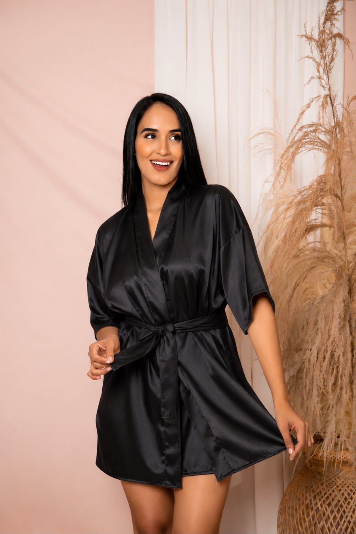 LEVANTADORA SATIN NEGRO