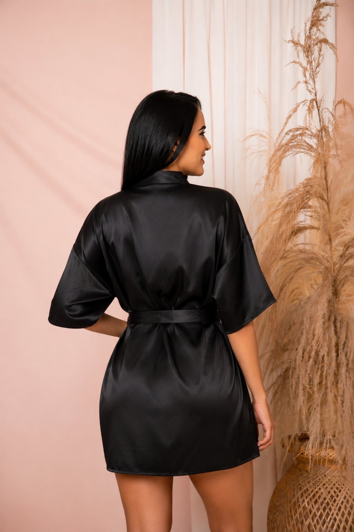 LEVANTADORA SATIN NEGRO