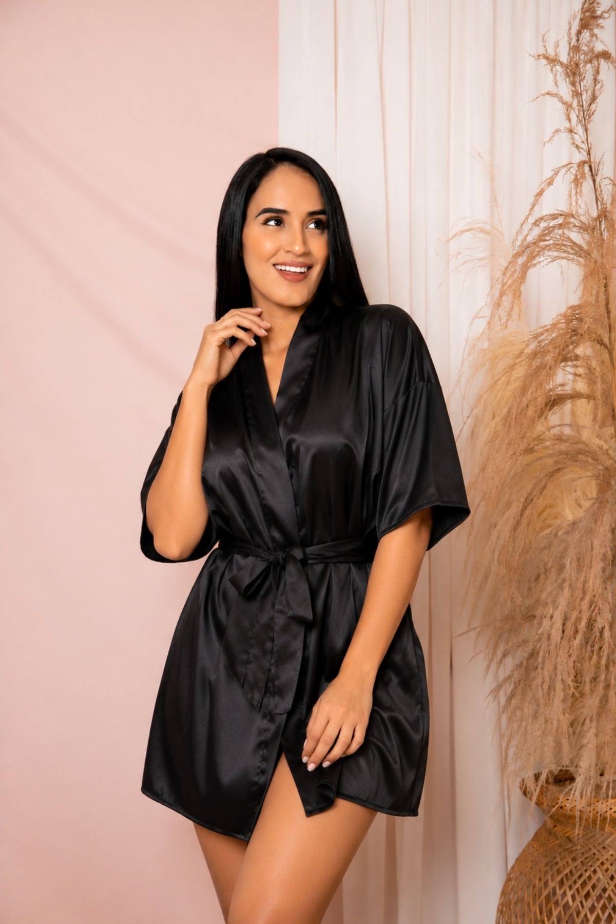 LEVANTADORA SATIN NEGRO